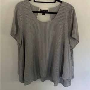 Patterned Forever 21 Plus Blouse